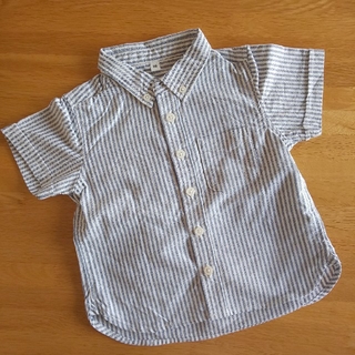 ムジルシリョウヒン(MUJI (無印良品))の無印良品 半袖シャツ キッズ 90(Tシャツ/カットソー)