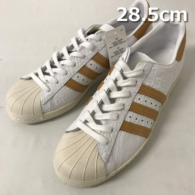 adidas(アディダス)の【28.5】 アディダス オリジナルス スーパースター 80s 白 180622 メンズの靴/シューズ(スニーカー)の商品写真