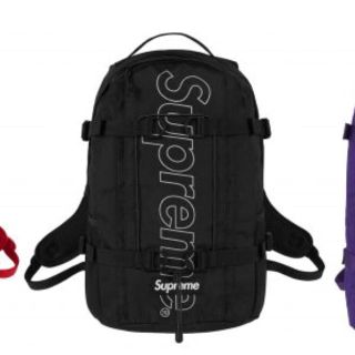 シュプリーム(Supreme)のSupreme backpack black 18AW 18FW(バッグパック/リュック)