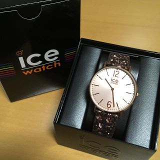 アイスウォッチ(ice watch)の【新品未使用】iceラメベルトウォッチ(腕時計)