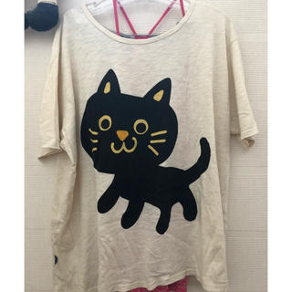 ラフ(rough)の猫柄 キャミソール＆Tシャツ(Tシャツ(半袖/袖なし))