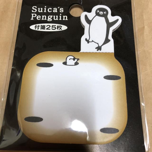 JR(ジェイアール)のSuicaペンギン 付箋25枚 &非売品 オリジナルペンギンクリップ エンタメ/ホビーのおもちゃ/ぬいぐるみ(キャラクターグッズ)の商品写真