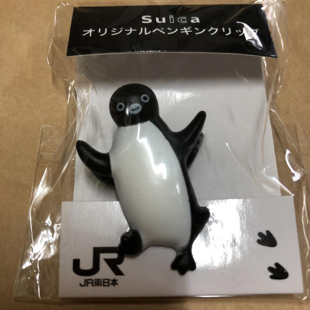 JR(ジェイアール)のSuicaペンギン 付箋25枚 &非売品 オリジナルペンギンクリップ エンタメ/ホビーのおもちゃ/ぬいぐるみ(キャラクターグッズ)の商品写真