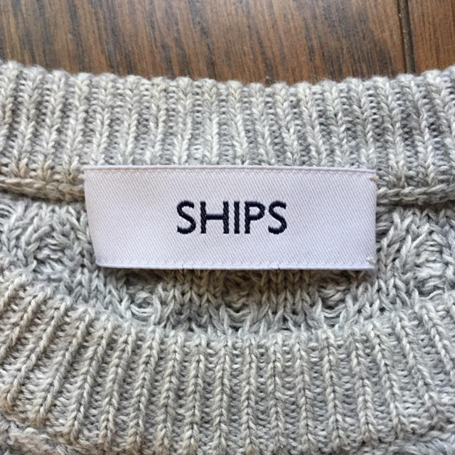 SHIPS(シップス)のSHIPS コットンニット(メンズSサイズ) レディースのトップス(ニット/セーター)の商品写真