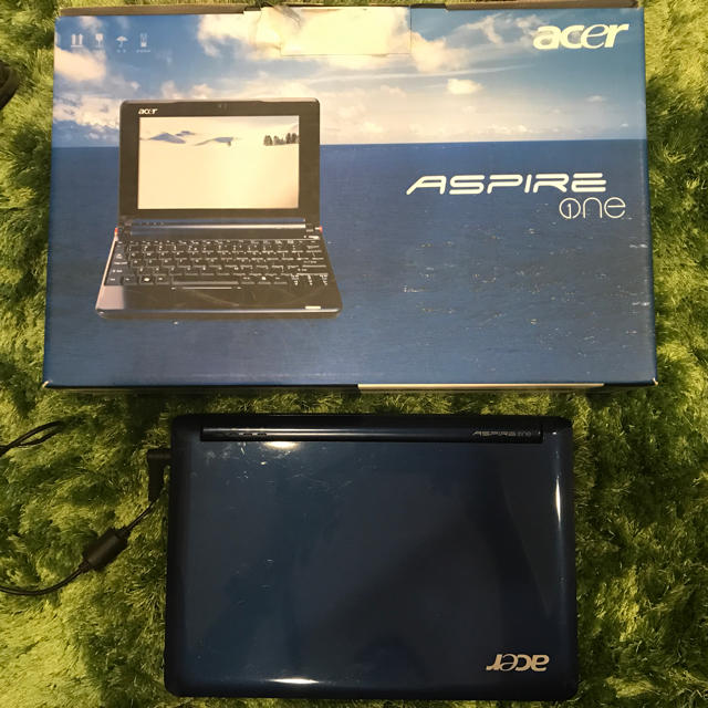 Acer(エイサー)のノートPC(ネットブック) Acer Aspire One ZG5 ネイビー スマホ/家電/カメラのPC/タブレット(ノートPC)の商品写真