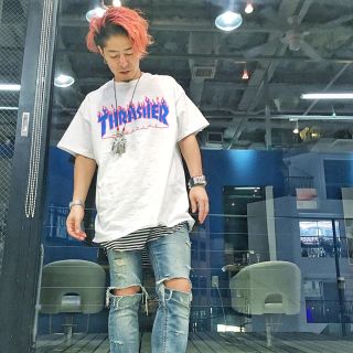 スラッシャー(THRASHER)のocean tokyo 高木さん着用！thrasher tシャツ(Tシャツ(半袖/袖なし))