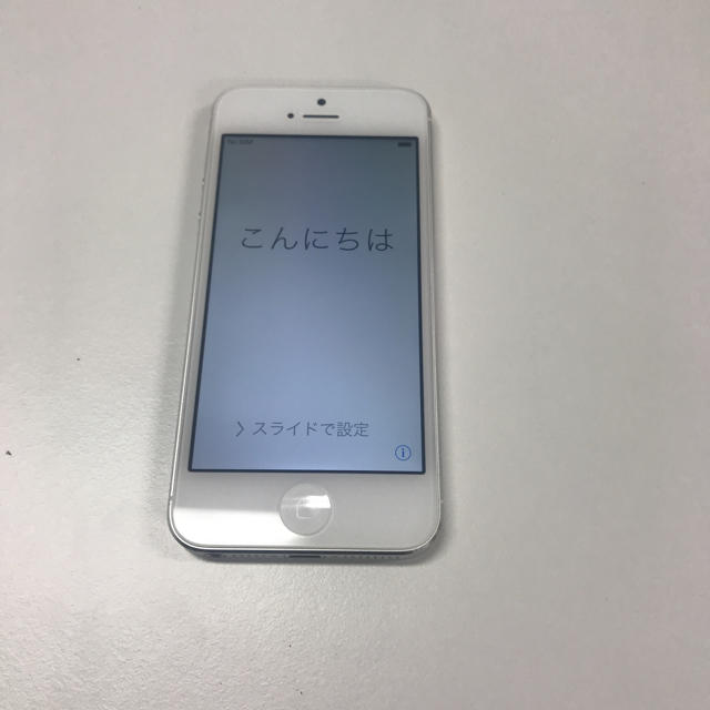 Softbank(ソフトバンク)のiPhone5 64GB シルバー スマホ/家電/カメラのスマートフォン/携帯電話(スマートフォン本体)の商品写真