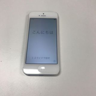 ソフトバンク(Softbank)のiPhone5 64GB シルバー(スマートフォン本体)