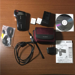 サンヨー(SANYO)のビデオカメラ DMX-CA100 Xacti HD SANYO オマケ付(ビデオカメラ)