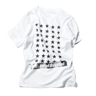 エフシーアールビー(F.C.R.B.)のL 新品 FCRB 18AW 40 STAR TEE WHITE(Tシャツ/カットソー(半袖/袖なし))