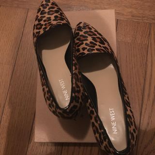 ナインウエスト(NINE WEST)のナインウエスト パンプス  ヒョウ柄 25.5センチ(ハイヒール/パンプス)