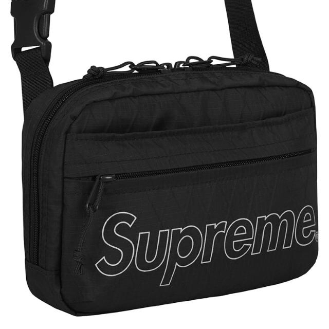 Supreme shoulder bag black 18AW 18FW