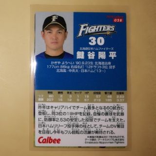 Calbee プロ野球カード 2018年 第1弾028 鍵谷陽平30