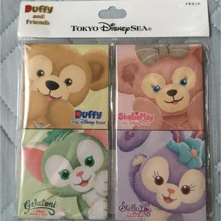 ディズニー(Disney)の【新品】ダッフィーフレンズメモセット(キャラクターグッズ)