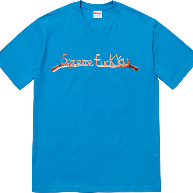 S 即発送 supreme Fuck You Tee Tシャツ 黒トップス