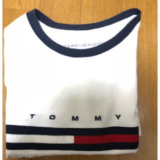 トミーヒルフィガー(TOMMY HILFIGER)のTOMMY HILFIGER メンズ tシャツ 正規品 白t トミー(Tシャツ/カットソー(半袖/袖なし))