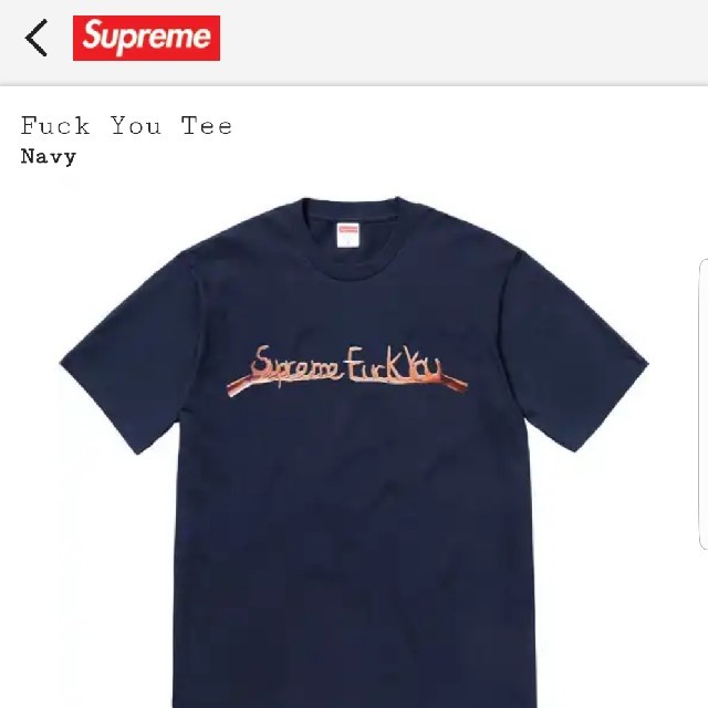 (M)Supreme Fuck Off TeeシュプリームTシャツ