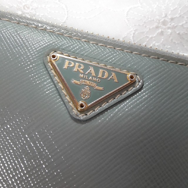 PRADA(プラダ)のプラダ　長財布　ブルー メンズのファッション小物(長財布)の商品写真