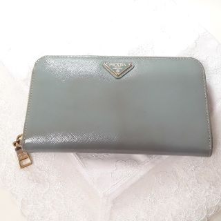 プラダ(PRADA)のプラダ　長財布　ブルー(長財布)