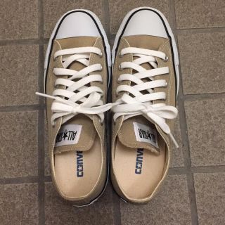 コンバース(CONVERSE)の美品✨大人気カラー！コンバース オールスター ベージュ 24(スニーカー)