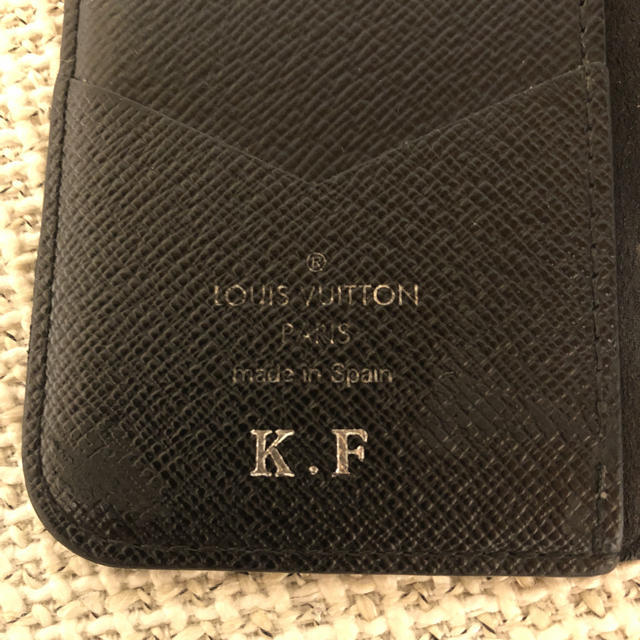 LOUIS VUITTON(ルイヴィトン)のルイヴィトン ダミエ フォリオiPhone 5 SEケース スマホ/家電/カメラのスマホアクセサリー(iPhoneケース)の商品写真