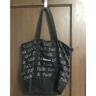 Supreme Fuck Denim Tote Bag トートバッグ 13SS