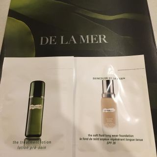 ドゥラメール(DE LA MER)のDE LA MER 化粧水とファンデーション(サンプル/トライアルキット)