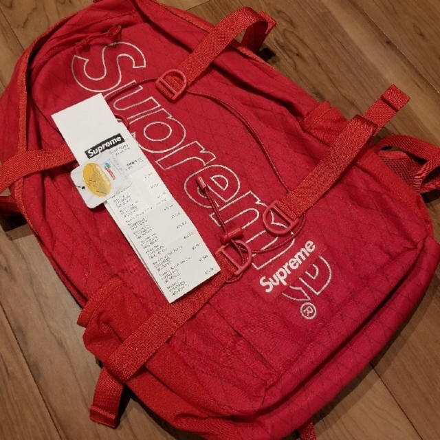 Supreme(シュプリーム)のSupreme バックパック 赤色 メンズのバッグ(バッグパック/リュック)の商品写真
