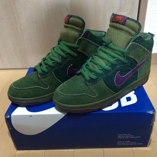 ナイキ(NIKE)のnike dunk sb high skunk ダンク スカンク 26.5cm(スニーカー)