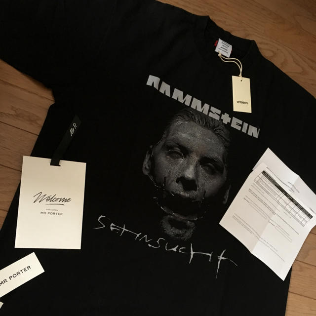 激安/新作 Balenciaga - 正規品 ラムシュタイン VETEMENTS Tシャツ