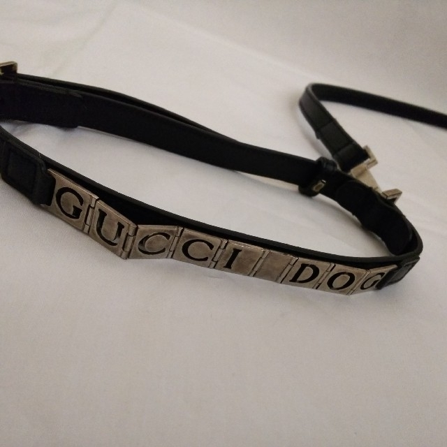Gucci(グッチ)の夢様専用 GUCCI グッチ リード付き 首輪 犬用 その他のペット用品(犬)の商品写真