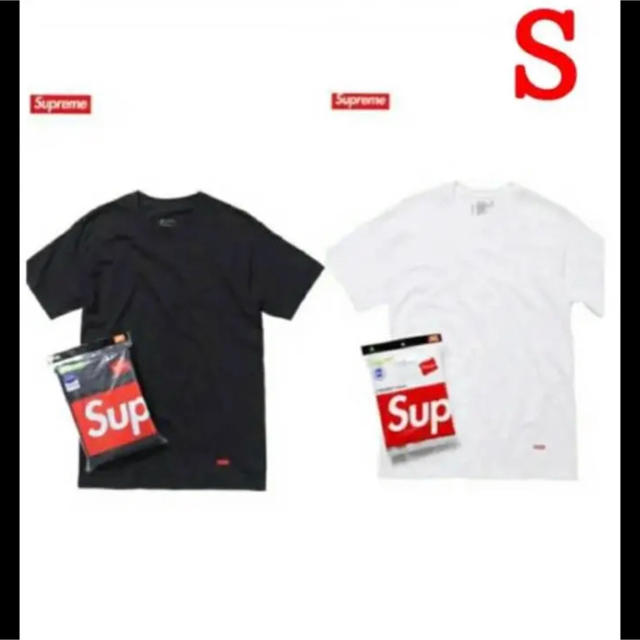 Supreme × Hanes Tシャツ Sサイズ 2枚セット