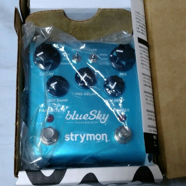 【新品未使用】Strymon Bluesky リバーブ エフェクター