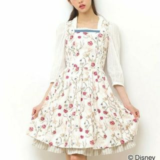 シークレットハニー(Secret Honey)のシーハニ Rose pattern ワンピース 実写版 美女と野獣 🌹✨(ひざ丈ワンピース)