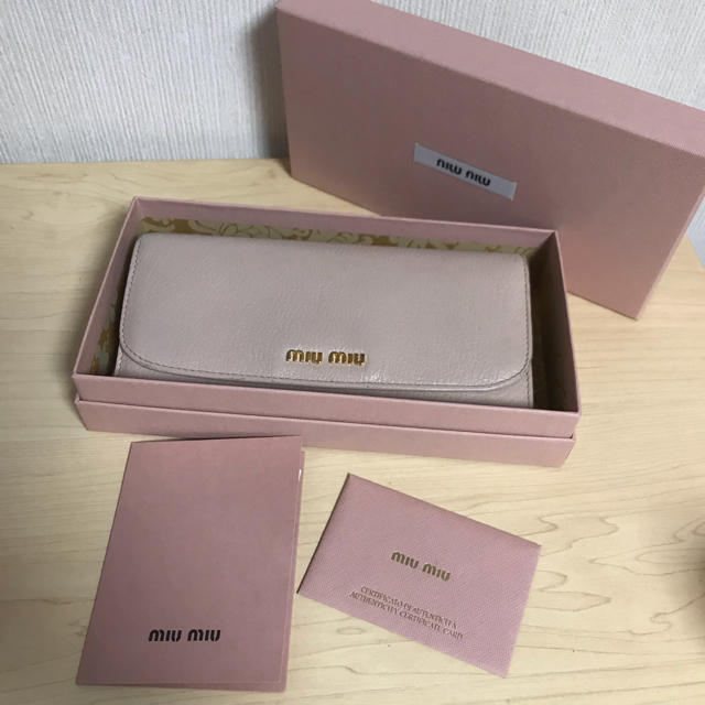 miumiu - miumiu 長財布 90%オフ 箱なしの通販 by ゆうり's shop