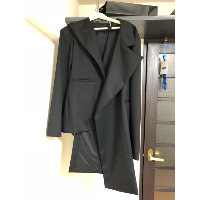 Yohji Yamamoto(ヨウジヤマモト)のyohji yamamoto アシンメトリージャケット メンズのジャケット/アウター(テーラードジャケット)の商品写真