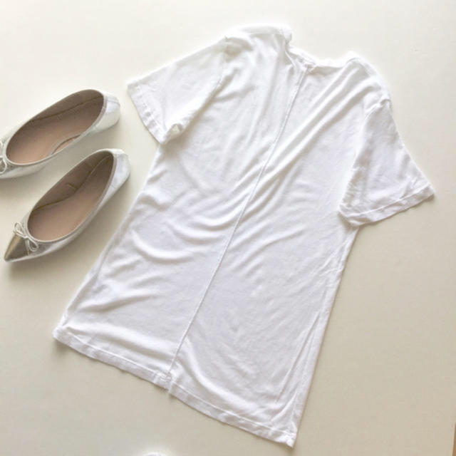 DEUXIEME CLASSE(ドゥーズィエムクラス)のほぼ新品♡ドゥーズィエムクラス*MONROW VネックロングTシャツ レディースのトップス(Tシャツ(半袖/袖なし))の商品写真