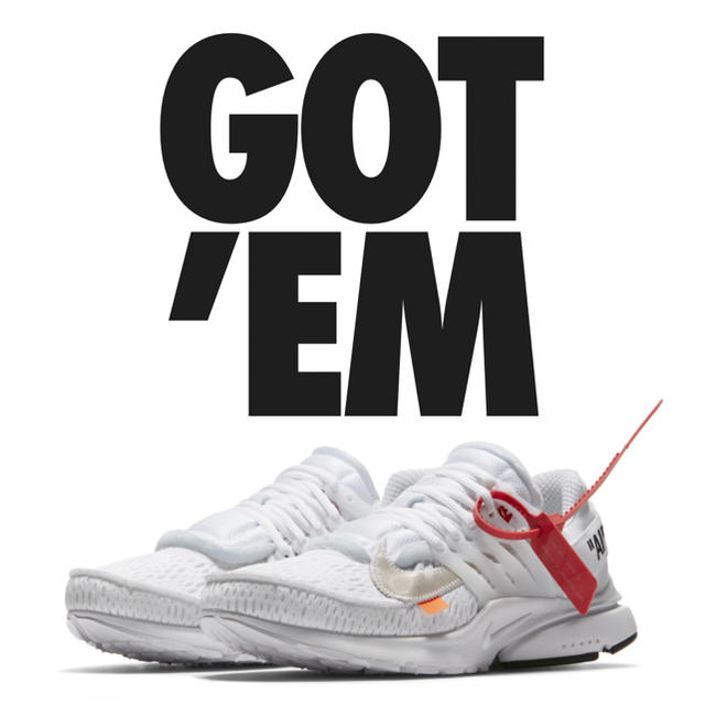 NIKE AIR PRESTO×OFF-WHITE 27cm 国内 正規 新品メンズ