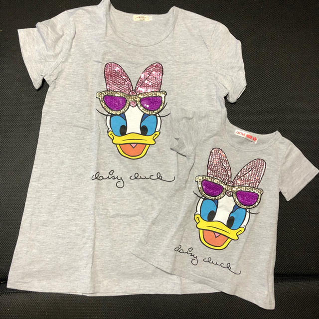 Disney 親子ペア デイジー スパンコールtシャツ ペアコーデ お揃い ディズニーの通販 By A Shop ディズニーならラクマ