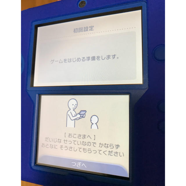 ニンテンドー2DS(ニンテンドー2DS)のニンテンドー2DS ブルー 本体 ※箱・説明書なし エンタメ/ホビーのゲームソフト/ゲーム機本体(携帯用ゲーム機本体)の商品写真