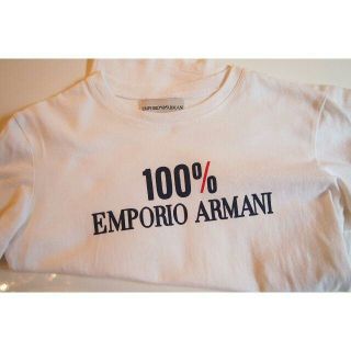 エンポリオアルマーニ(Emporio Armani)の☆emporio armani  ｴﾝﾎﾟﾘｵｱﾙﾏｰﾆ S Tｼｬﾂ　白☆(Tシャツ(半袖/袖なし))