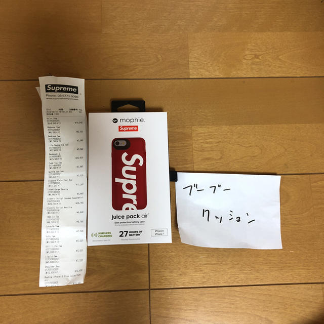 Supreme(シュプリーム)のsupreme 18aw mophie 8 red スマホ/家電/カメラのスマホアクセサリー(iPhoneケース)の商品写真