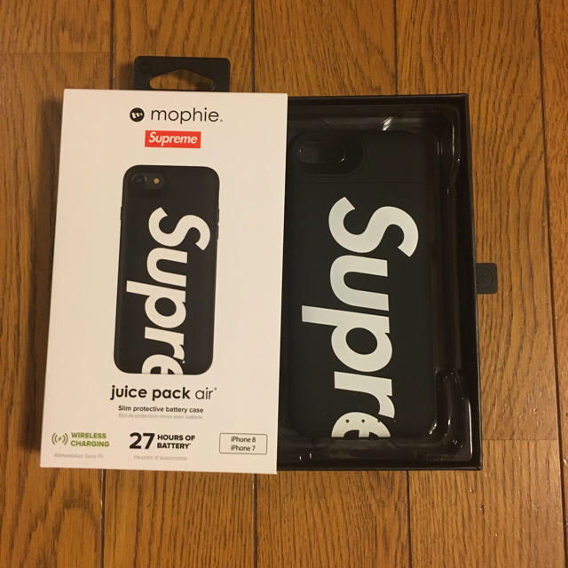 Supreme(シュプリーム)のSupreme iPhoneケース 7&8 黒 black スマホ/家電/カメラのスマホアクセサリー(iPhoneケース)の商品写真