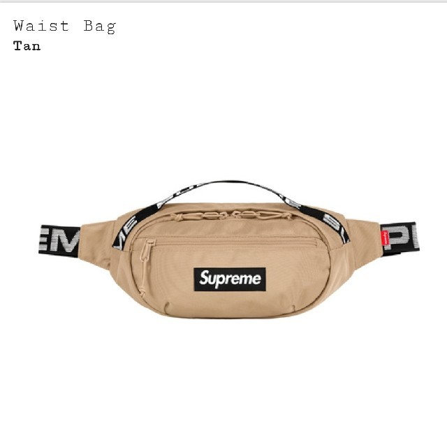 Supreme(シュプリーム)の18ss Supreme Waist Bag Tan/シュプリームウエストバッグ メンズのバッグ(ウエストポーチ)の商品写真