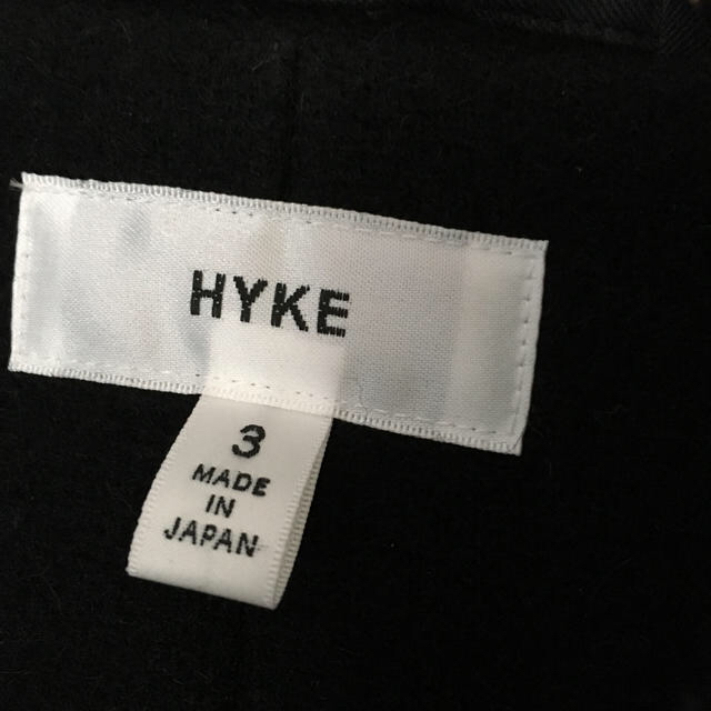 HYKE 白トグルパイルダッフルコート3ブラック | viratindustries.com