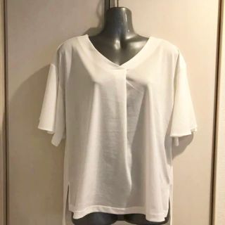 ショコラフィネローブ(chocol raffine robe)の新品☆ フレアスリーブ 半袖プルオーバー/カットソー ブラウス Tシャツ(シャツ/ブラウス(半袖/袖なし))