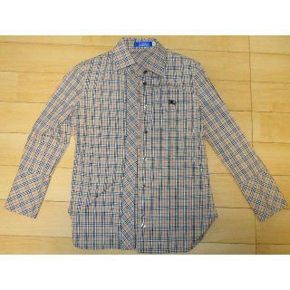 バーバリーブルーレーベル(BURBERRY BLUE LABEL)の着用少 女性 長袖シャツ バーバリーブルーレーベル チェック 38(M)(シャツ/ブラウス(長袖/七分))