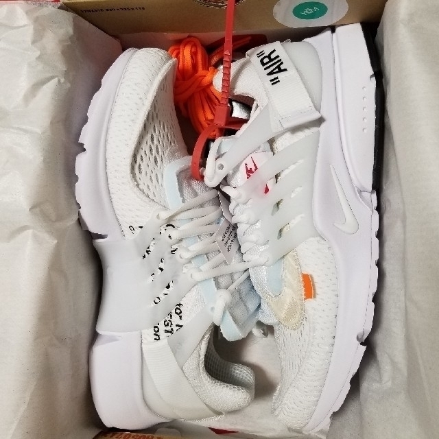 靴/シューズNIKE the ten off white AIR PRESTO　29cm