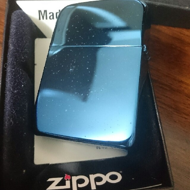 ZIPPO(ジッポー)の専用値下げ★ZIPPO made in USA/メタリックカラー ブルー メンズのファッション小物(タバコグッズ)の商品写真