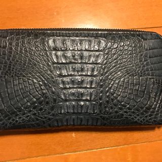 クロコダイル(Crocodile)のクロコダイル本革長財布(折り財布)